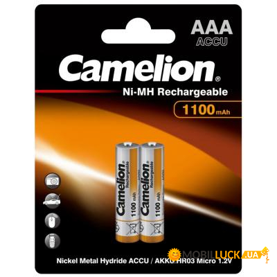  CAMELION AAA 1100mAh Ni-MH  2 R03-2BL (NH-AAA1100BP2)