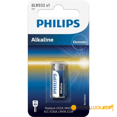  Philips 8LR932 (MN21, A23, V23GA, LRV08) Alkaline * 1 (8LR932/01B)