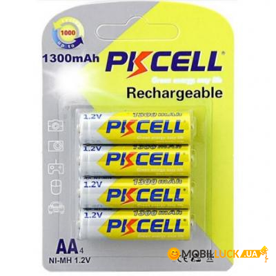  PkCell AA R6 NiMH 1300mAh  4 (PC/AA1300-4BR)