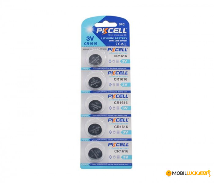  PkCell CR1616 BL 5 (PC/CR1616/21799)