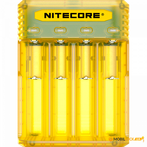    Nitecore Q4 Yellow 2  Li-Ion/IMR 2A max Blister