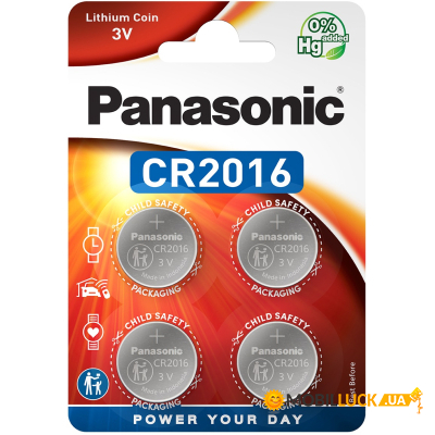 Panasonic  CR2016 4 . (CR-2016EL/4B)