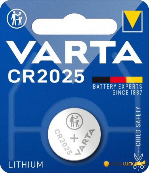  VARTA CR 2025   BLI 1 LITHIUM (06025101401)
