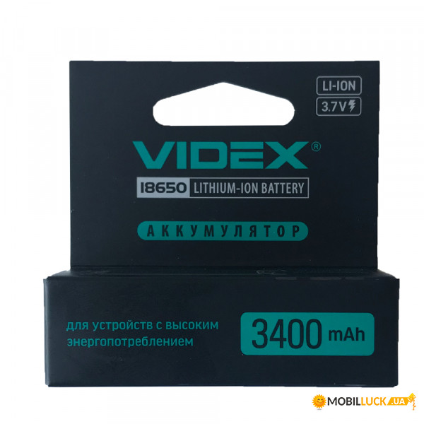  Videx 18650 3400mAh (1/20)  