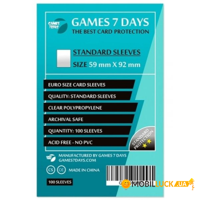    Games7Days 59  92 , Euro, 100  (STANDART) (GSD-015992)