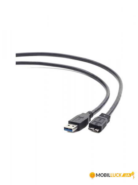  USB-MicroUSB Gembird 5pin 0.5m Black (CCP-mUSB3-AMBM-0.5M)