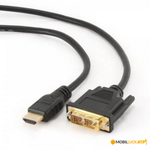  Gembird HDMI-DVI 0.5m Black