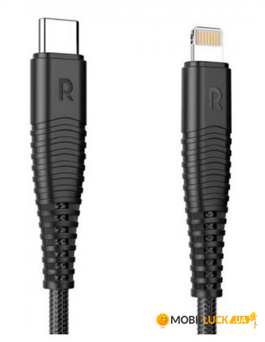  RavPower Type-C To Lightning 3.3FT/1M Cabl Black (RP-CB020)
