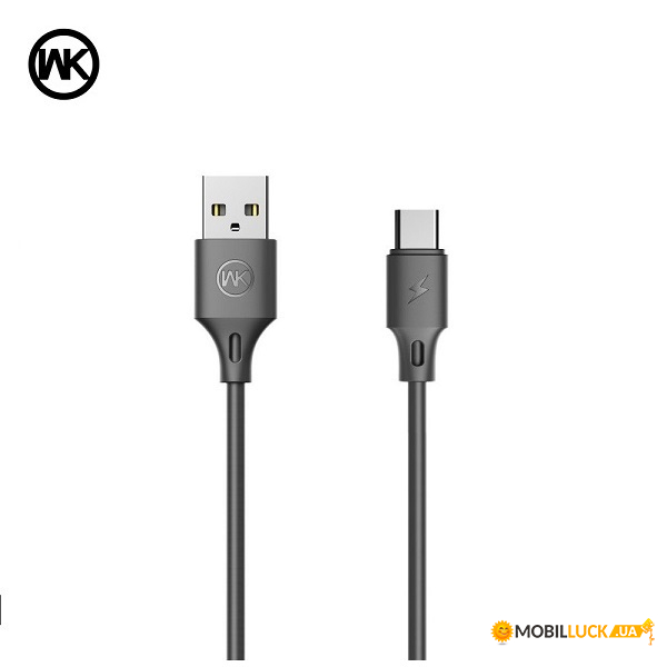  WK WDC-092a 21 USB-USB Type-C 2 Black (6941027610558)