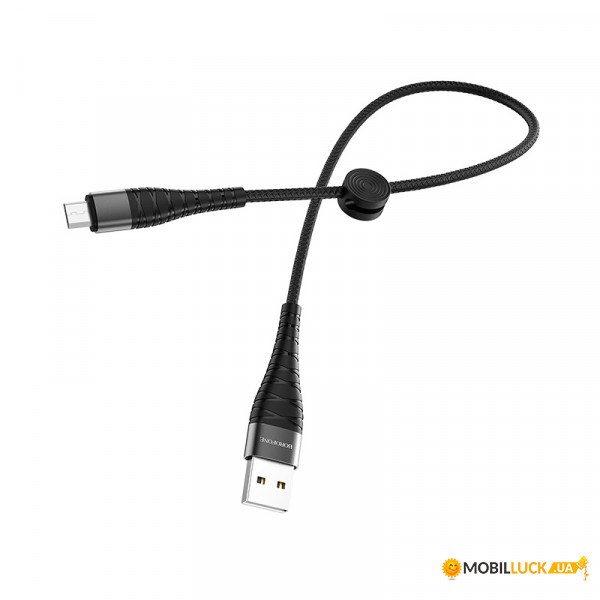  Borofone BX32 Munificent Micro USB - USB 0,25  Black (BX32MB0.25)