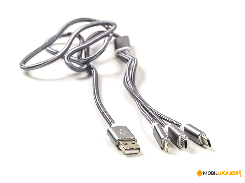  PowerPlant 2.1A 3--1 USB AM - Type-C/Lightning/Micro, 1.2,                            