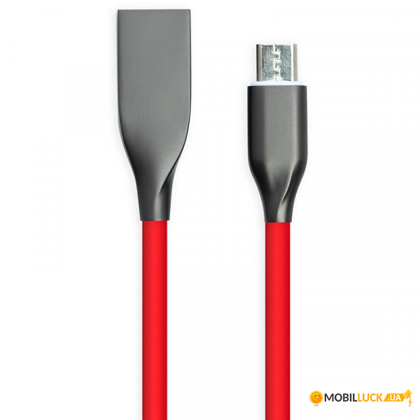  PowerPlant USB-microUSB 2  Red (CA911370)