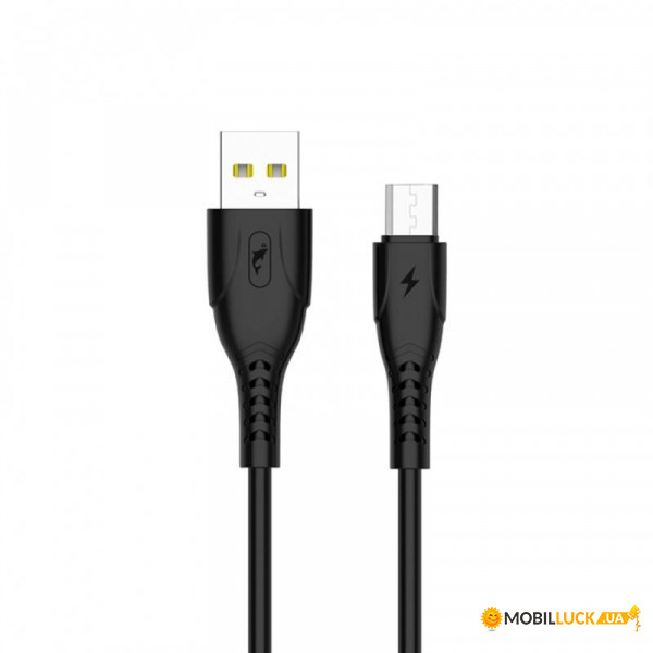  SkyDolphin S08V USB - microUSB 1 Black (USB-000565)