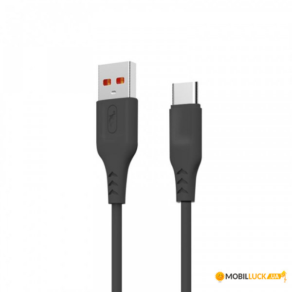  SkyDolphin S61TB USB - Type-C 2 Black (USB-000446)