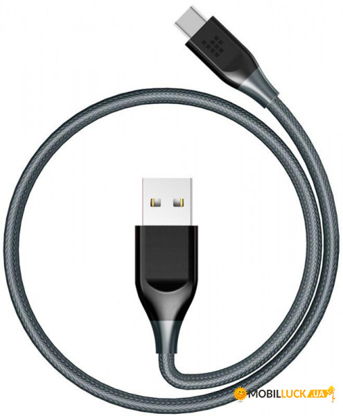  Tronsmart USB2.0-Type-C 1m ATC6 Nylon Cable Grey #I/S
