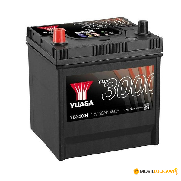   Yuasa 50 Ah/12V SMF Battery Japan (1) (YBX3004)