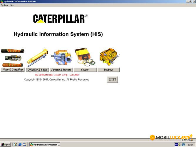   Caterpillar Hydraulic Information System (HIS)