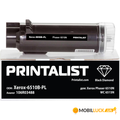    Printalist Xerox Phaser 6510N WC 6515N Black (Xerox-6510B-PL)