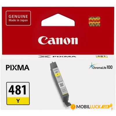  Canon CLI-481Y Yellow (2100C001)