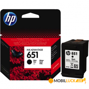  HP Deskjet 5575 Officejet 202. HP 651 Black (C2P10AE)