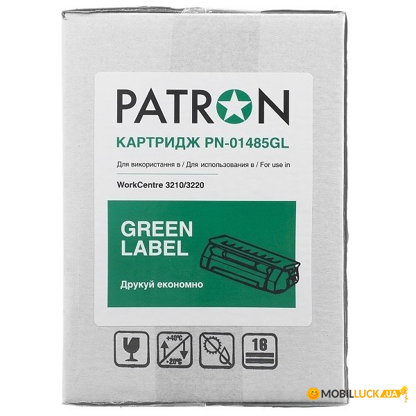  Patron Green Label Xerox 106R01485 WC 3210 (PN-01485GL) 