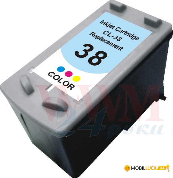  MicroJet  Canon Pixma IP1800/2600  CL-38C (2146B005) Color (CC-H38C)
