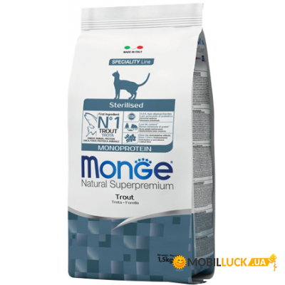     Monge Cat Monoprotein Sterilised   1.5  (8009470005494)