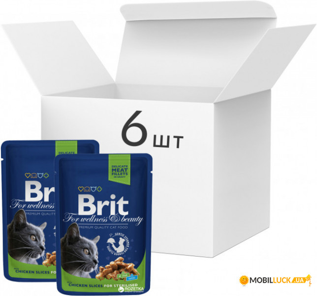  6  Brit Premium Cat pouch 100 g    100275 /506033