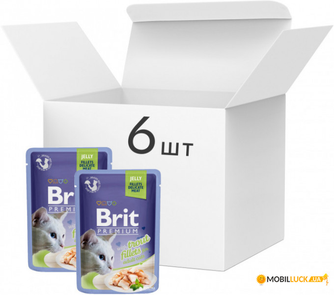  6  Brit Premium Cat pouch 85 g     111243/494