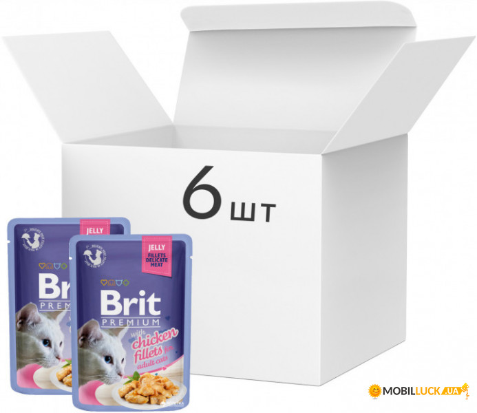  6  Brit Premium Cat pouch 85 g     111240/463