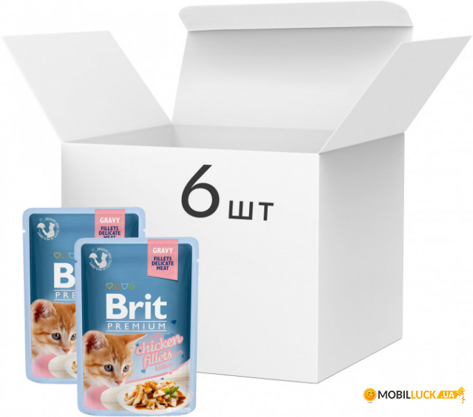  6  Brit Premium Cat pouch 85 g       111255/579