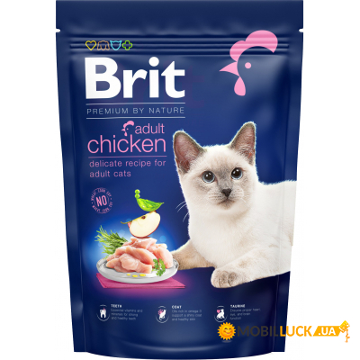     Brit Premium by Nature Cat Adult Chicken 800  (8595602553044)
