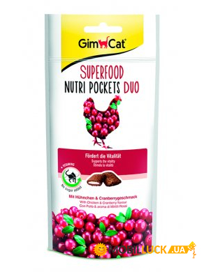    Gimpet Nutri Pockets Superfood Duo 60  (G-418698)