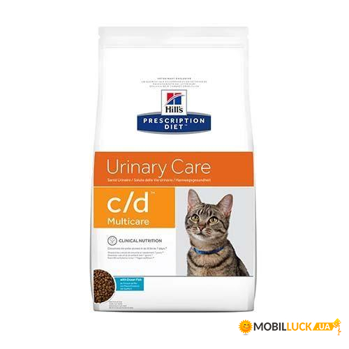   Hill's Prescription Diet Feline c/d Multicare Urinary Care With Ocean Fish     ,    1.5  (br9184)