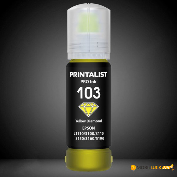  PRINTALIST 103  Epson L3100/3110/3150 70 Yellow (PL103Y)