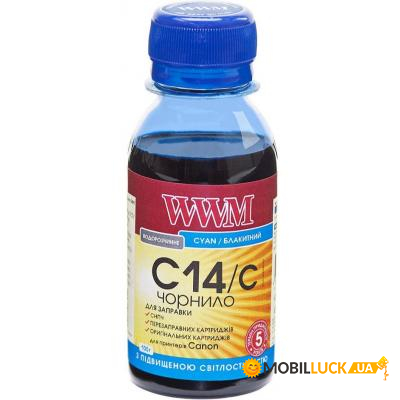  WWM CANON CLI-451/CLI-471 100 Cyan (C14/C-2)