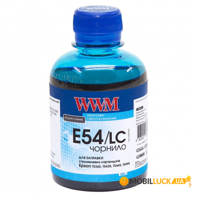  WWM EPSON StPhoto2100/2200/Pro4000/7600/9600/106000 Light Cyan (E54/LC)