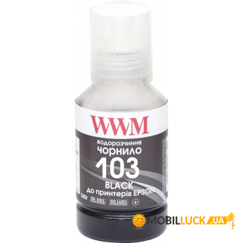  WWM Epson L3100/3110/3150 140 Black (E103B)