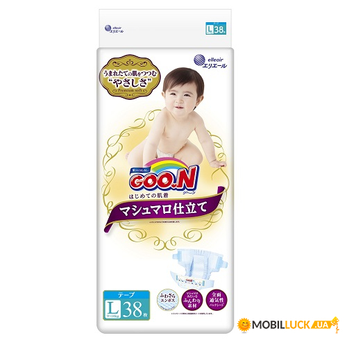     Goo.N Super Premium Marshmallow 9 - 14   38  (853349) (4902011852585)