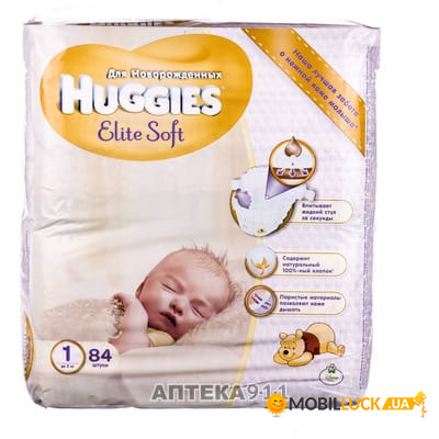    Huggies Elite Soft 1  3  5   84 