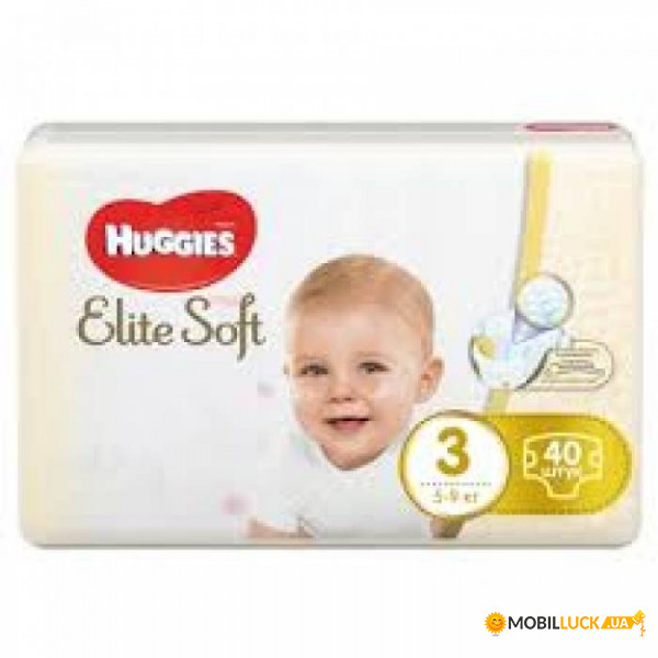  Huggies Elite Soft 3 (5-9 ), 40  547770