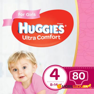 Huggies Ultra Comfort Giga 4   8-14  80  (5029053543680)