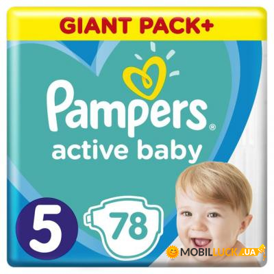  Pampers Active Baby Junior  5 11-16  78  (8001090950536)