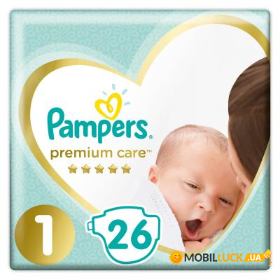  Pampers Premium Care New Born  1 2-5  26  (8001841104614)