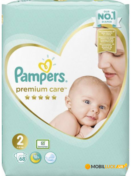  Pampers Premium Care  2 (4-8 ) 68  (104874)