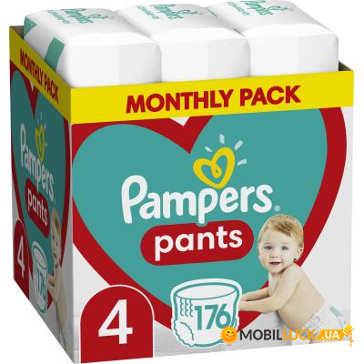  Pampers  Pants Maxi  4 (9-15 ) 176  (8006540068557)