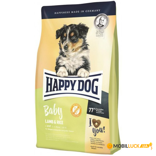   Happy Dog Supreme Baby Lamb & Rice        4    , 18  (vb-60394)