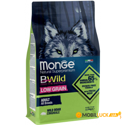     Monge Dog Bwild Low Grain   2.5  (8009470011990)
