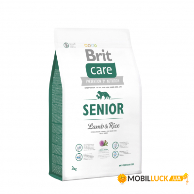     Brit Care Senior Lamb and Rice 3  (8595602510016)