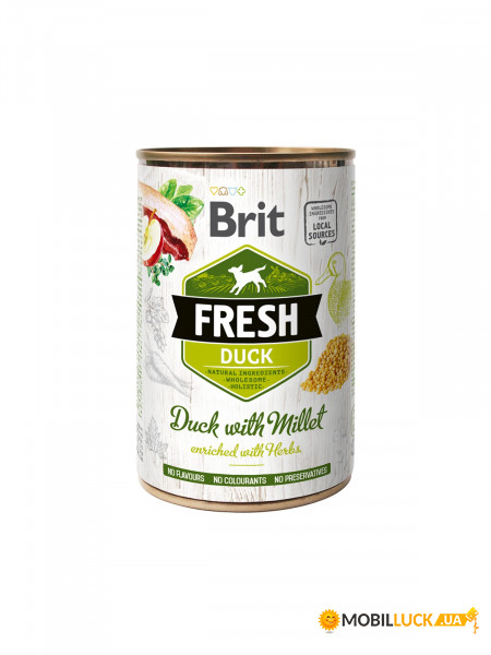    Brit Fresh Duck and Millet ,  400  (100160/3909)
